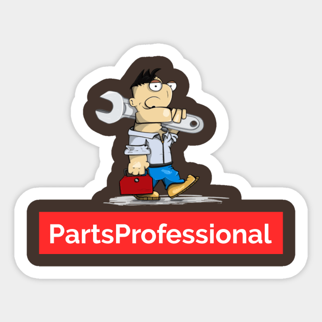 Parts Professional Sticker by  GandN Designs